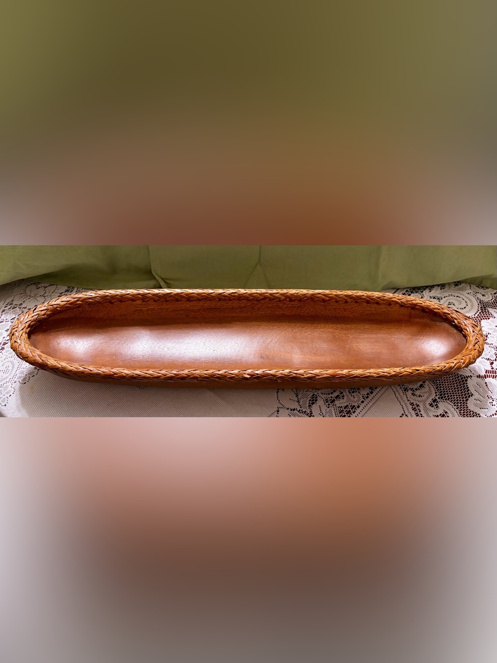 Rustic Bread/Dough bowl or fall centerpiece vessel